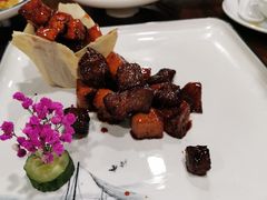 百灵菇牛肉粒-汤记传菜(浦江店)
