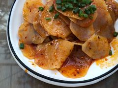 辣子土豆片-老磨油饼(高陵店)