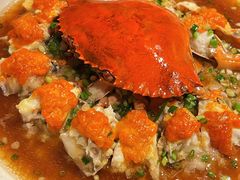 梭子蟹蒸肉饼-玫瑰厅上海菜(兴国路店)