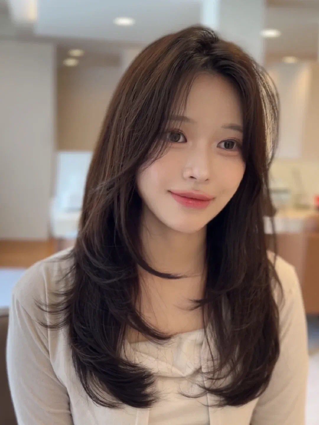 女生中长发发型 #减龄发型 #alineken
