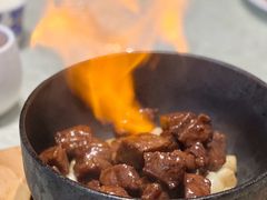 石锅火焰和牛-金典银峰老鹅馆·昆山菜(亭林公园店)
