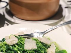 竹笙扒时蔬-皇朝会.经典传统粤菜(外滩店)