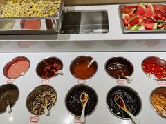 自助调料区-东来顺铜锅炭火涮肉(上地华联店)