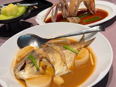 鲳鱼烧年糕-新荣记(南京西路店)