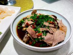 韭菜花蛤炝猪肝-三玛璐酒楼(汉口路店)