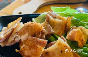 Spicy Squid and Pork Stir-fry on Iron Plate