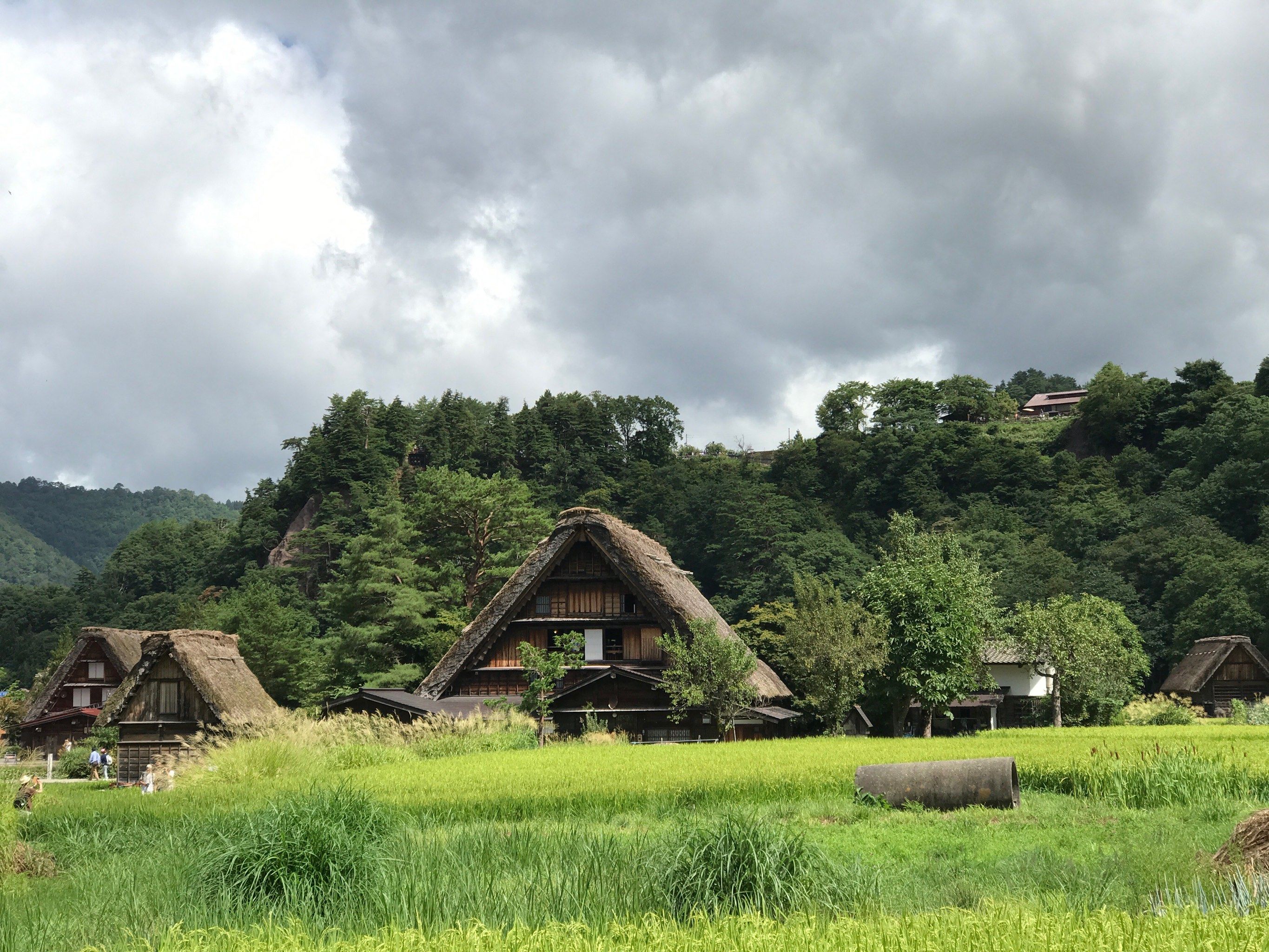 日本白川乡合掌村