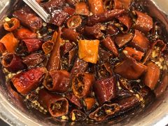现炸辣椒油-情忆草原涮肉馆