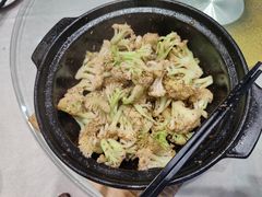 虾酱啫菜花-阿四台山黄鳝饭(东门店)
