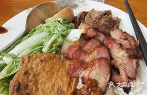 Roast Duck and Crispy Pork Rice Combo