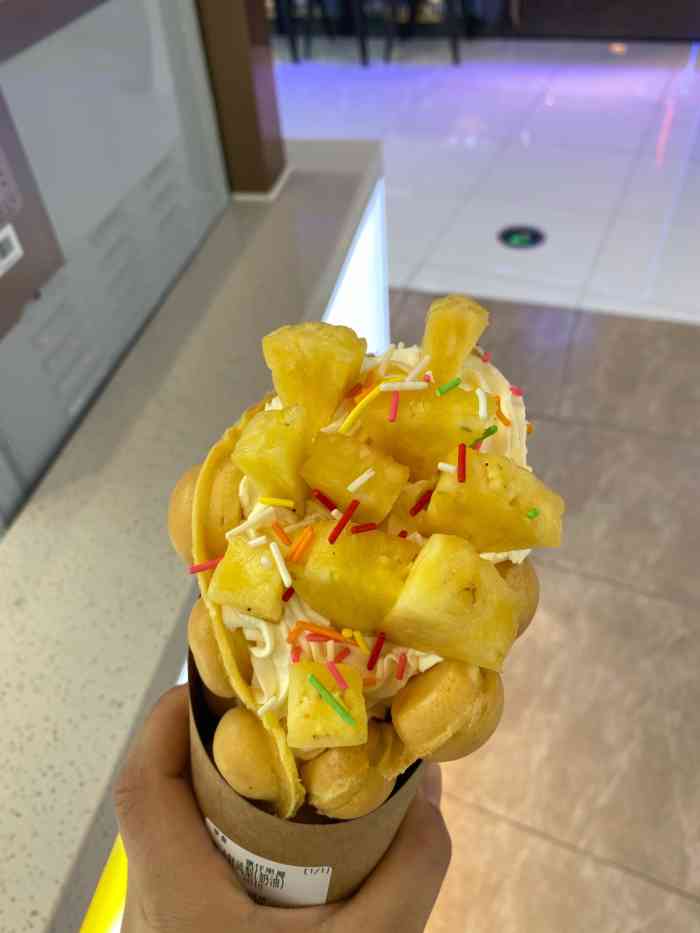 蛋仔果屋玉林万达蛋仔冰淇淋图片唐山万达美食