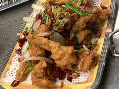 招牌椒盐牛蛙-老吕涮羊肉•东北原味烧烤•大油边•烤鱼(五角场店)