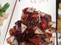 铁板黑椒牛仔骨-唐拉雅秀酒店-唐苑中餐厅
