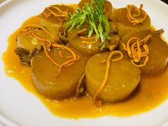 肉汁虫草花烧萝卜-HOME餐厅粤菜 融合菜