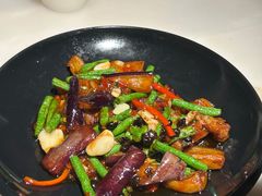 豆角粉尘炒茄条-客语客家菜(KKONE店)