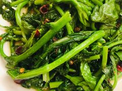 炝炒青油菜-曾牛肉
