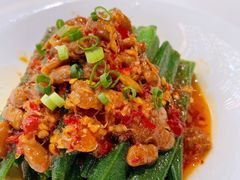 水豆豉拌秋葵-周三的情书花园餐厅(江北店)