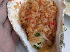 蒜蓉烤生蚝-蚝老板海鲜烧烤大排档(码头店)