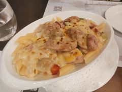 吞拿鱼香肠芝士焗通粉-东莞宾馆(莞城店)