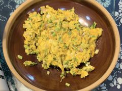 野山葱炒蛋-龚师傅土菜馆.地道农家菜(魅力湘西店)