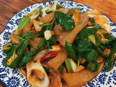 辣炒蹄筋-蔡阿水羊肉店