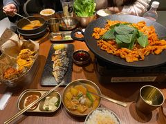 铁板章鱼五花肉-春熙台韩国料理·章鱼肥牛(西丽店)