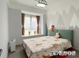 - 这是一个次卧宝宝房，虽然看上去不是特别大