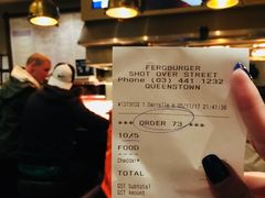 账单-Fergburger(皇后镇店)