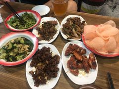 秘制豆皮黄瓜-炙热童年·老北京炙子烤肉(南锣鼓巷店)