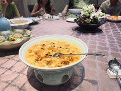 蟹粉芽米烩桃胶-新光酒家·河豚·海鲜·蟹料理(浦东店)