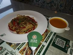 黑椒牛柳炒意粉-迪欧咖啡(汇通店)