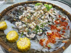 筲箕三味蒸鸭嘴鱼-绿雅居原生态农庄(小涌店)