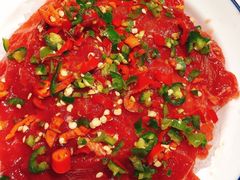 双椒鲜牛肉（小份）-喜悦小串丹东小黄牛海鲜烧烤大排档(民主广场店)