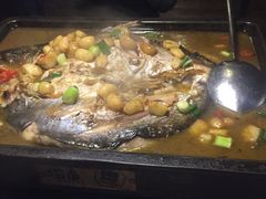 -探鱼·鲜青椒爽麻烤鱼(中天广场店)
