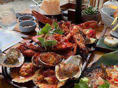 海鲜拼盘-三亚艾迪逊酒店·海滩烧烤 BARBACOA·现场乐队·浪漫晚餐·烧烤海鲜