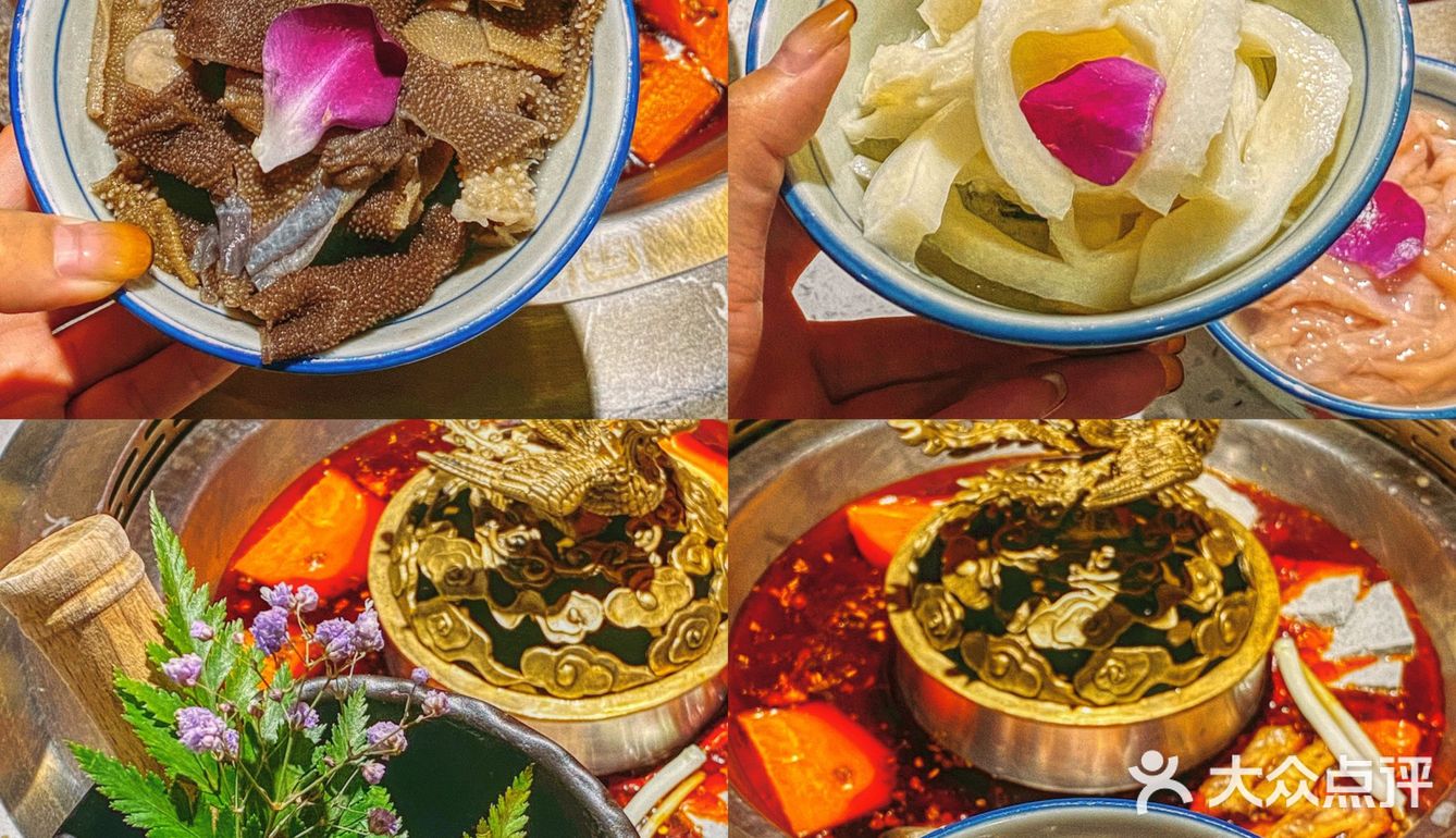天津探店✨甜品免费无限吃❗️这家民国风火锅店超爱❗️
