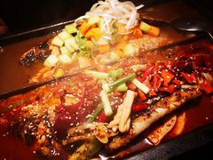 香辣味凌波鱼-探鱼·鲜青椒爽麻烤鱼(银泰城店)