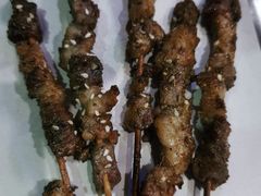 烤羔羊肉串-木屋烧烤(万德庄店)