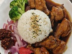 秘制照烧鸡腿饭-贝林大翅鲸简餐厅(国家海洋博物馆店)