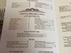 菜单-Musso & Frank Grill
