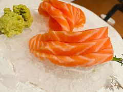 三文鱼腹肉切片-水之惠鲜鱼料理(王府大街店)