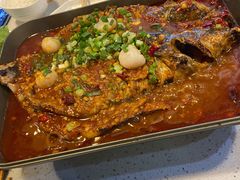 荔枝香辣清江鱼-鱼酷活鱼烤鱼(北美店)