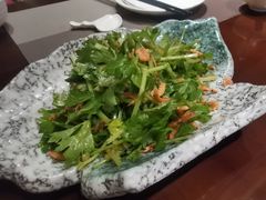 虾干山芹苗-青岛海天世园酒店-海澜阁中餐厅