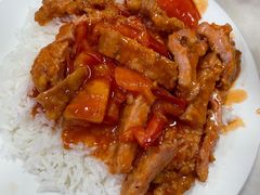 番茄猪扒饭-好好滋味茶餐厅