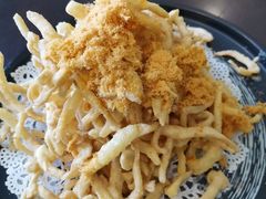 蛋黄焗白玉菇-梧桐树下(云锦世家店)