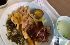 Braised Goose with Original Chicken Rice