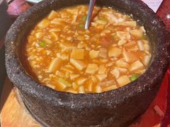 石锅鸡汤豆腐-绿茶餐厅(蓝色港湾店)