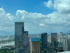 -三迪希尔顿酒店欢厨自助餐厅·高空闽江全景