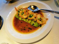 金蒜胜瓜蒸海虾-皇朝会.经典传统粤菜(外滩店)