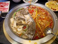 菌汤鸳鸯锅-沸炉重庆老火锅(军事博物馆店)